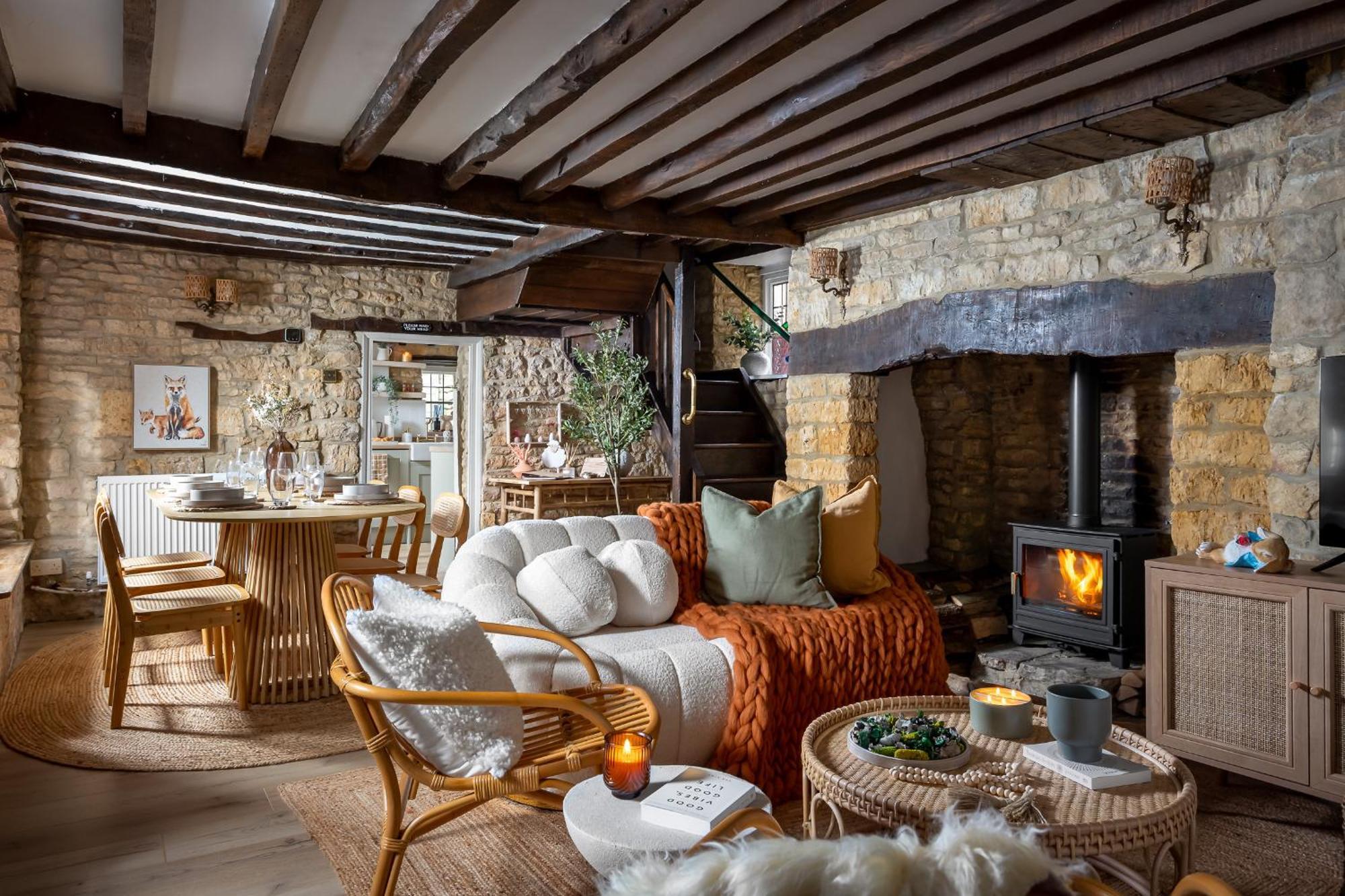 Bourton Scandi Chic Authentic Cottage المظهر الخارجي الصورة